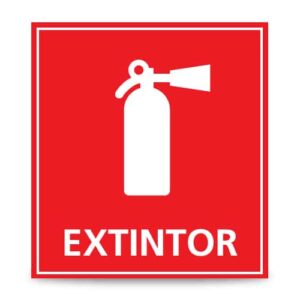 SEÑAL DE VINIL DE EXTINTOR