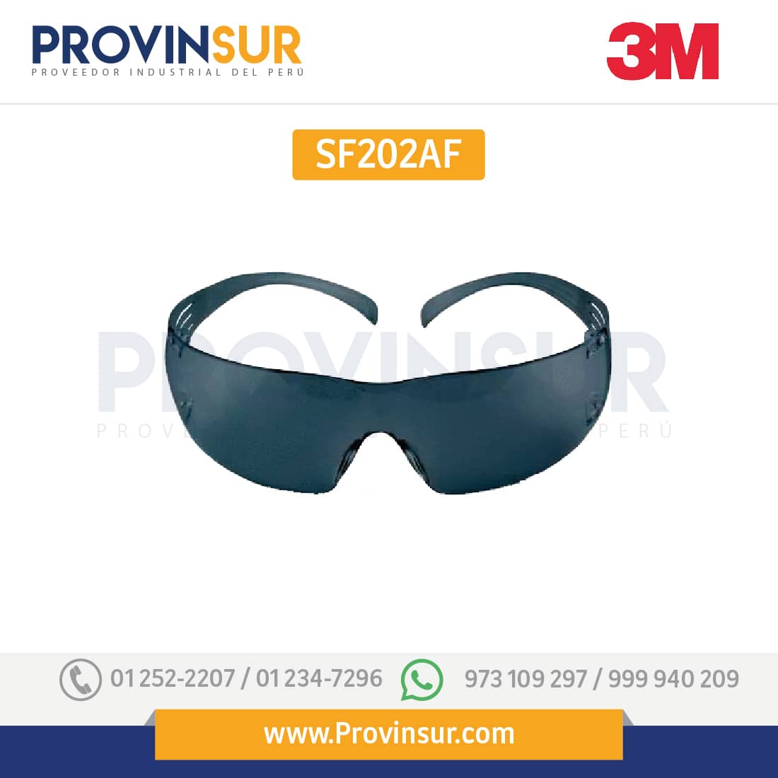 Lente Securefit SF202AF 3M