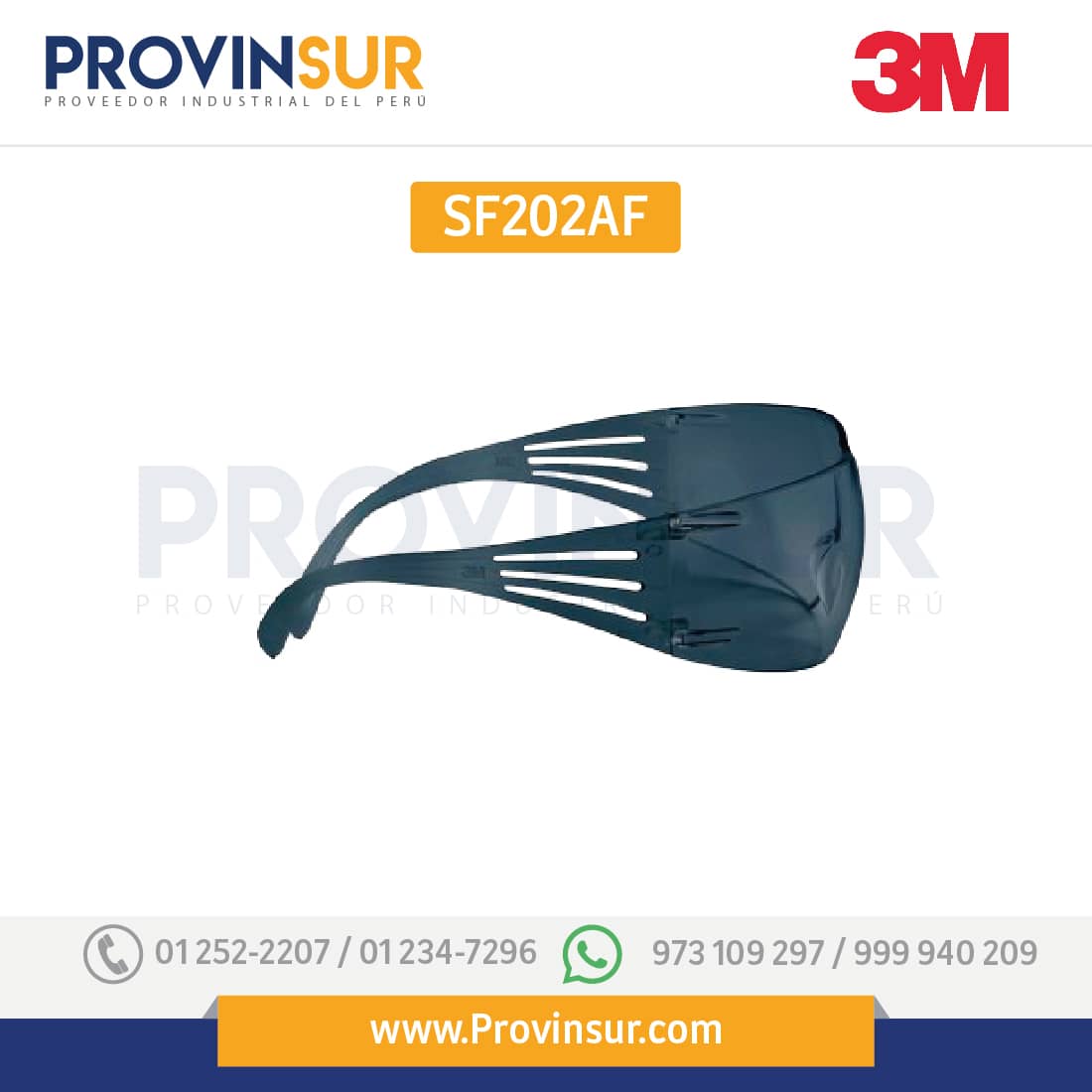 Lente Securefit SF202AF 3M
