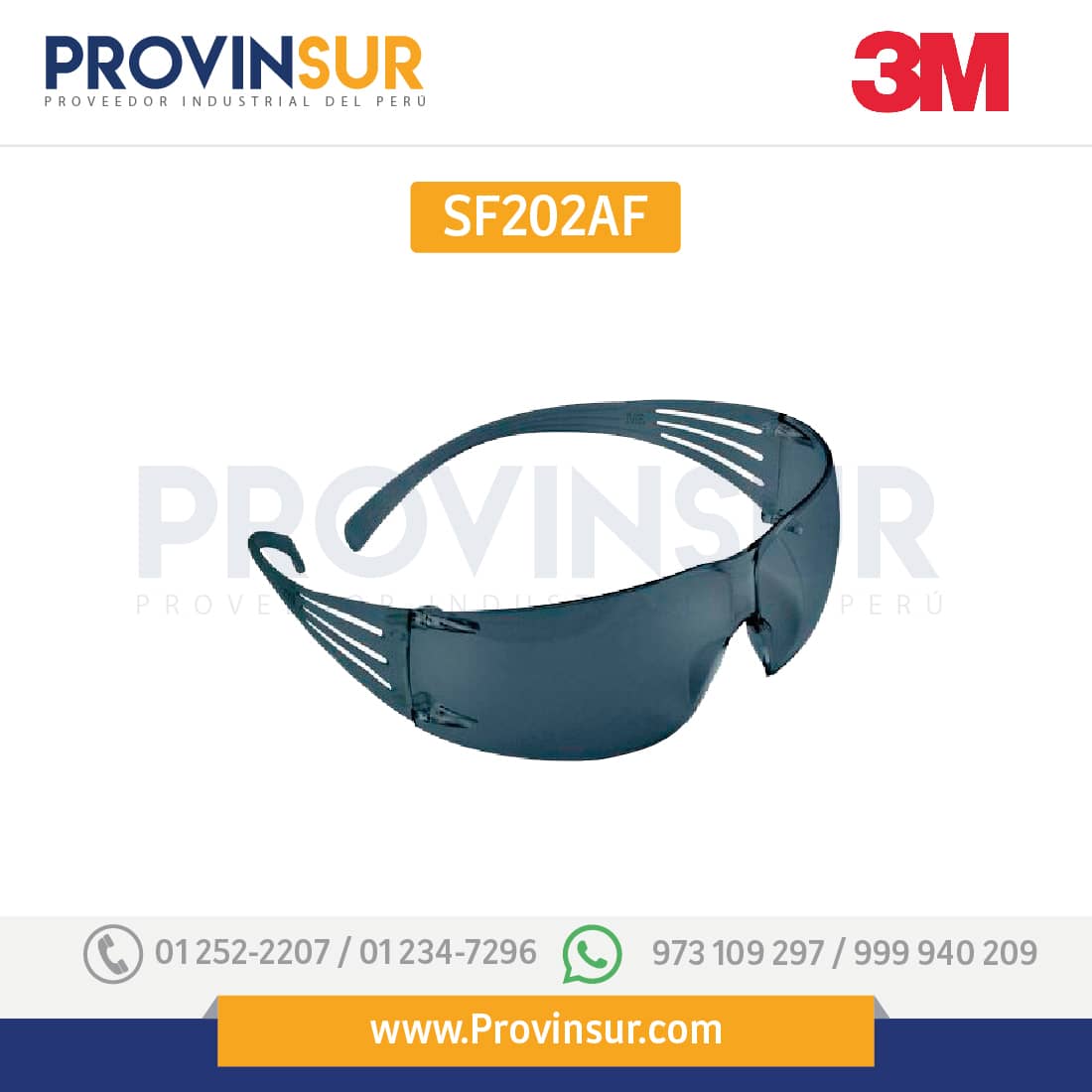 Lente Securefit SF202AF 3M
