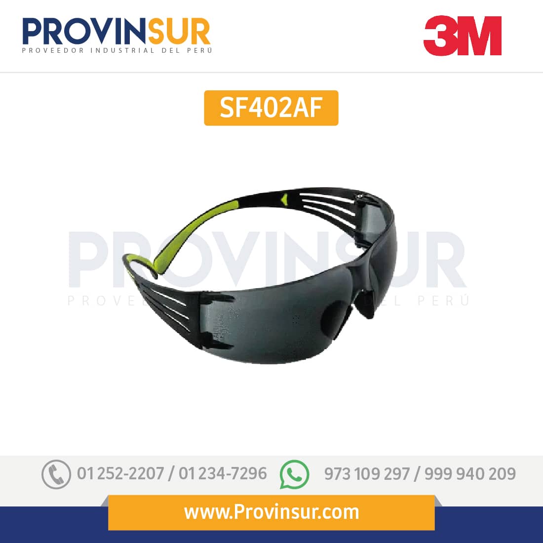 Lente Securefit SF402AF 3M