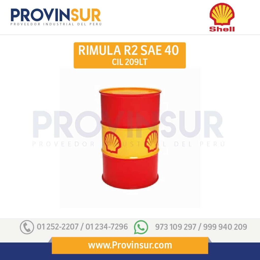 Shell Ramullah R2 SHELL RIMULA R2 40 - Corporación Solminsa SAC