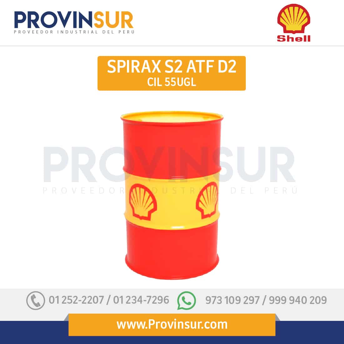 SHELL SPIRAX S2 ATF D2 55UGL