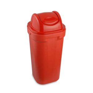 TACHO ROJO MODELO ECOPLAST RESIDUOS PELIGROSOS 55L