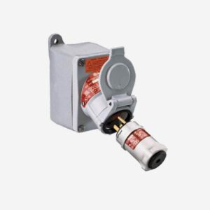 TOMACORRIENTE INDUSTRIAL DOBLE CAJA METÁLICA 22356