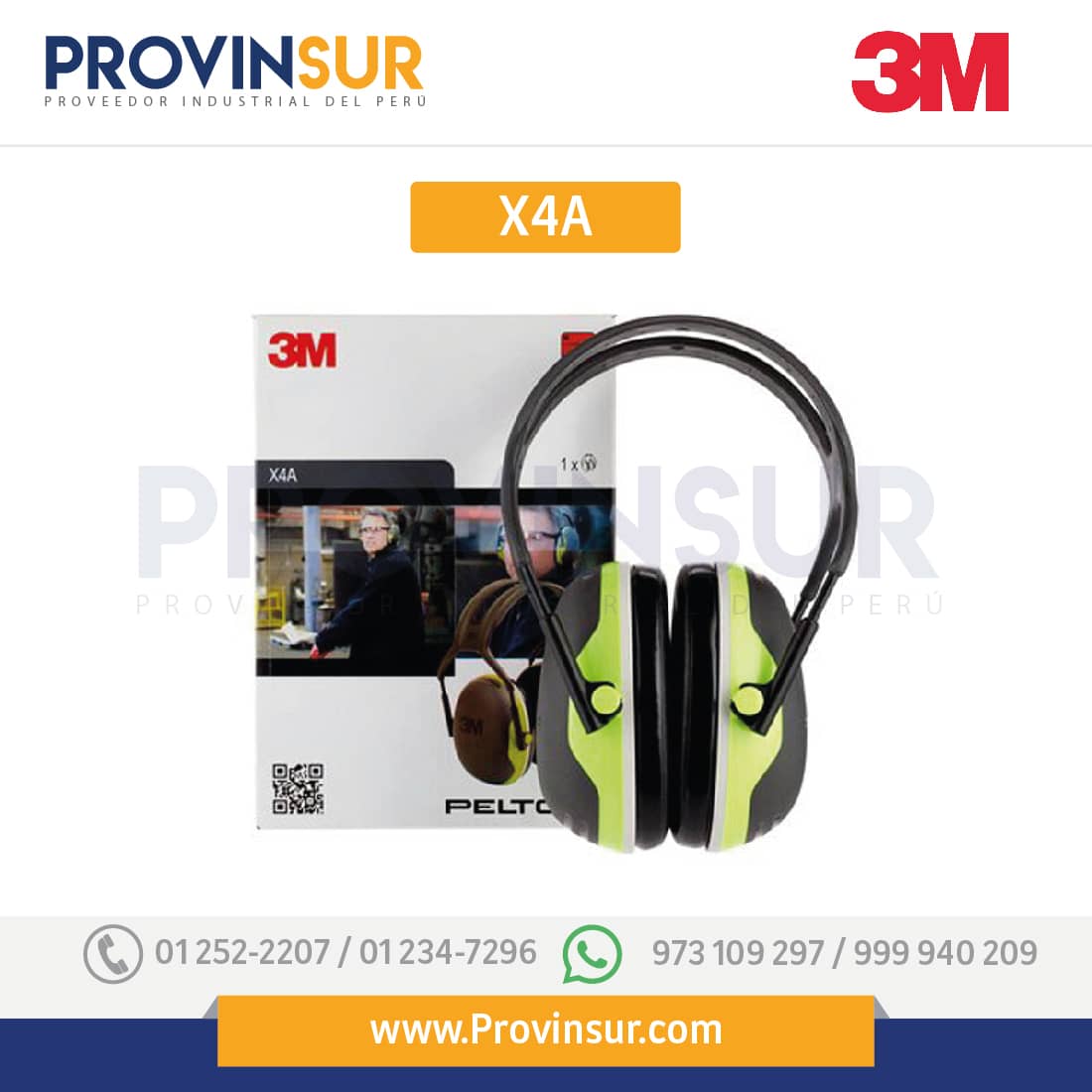 Orejera X4A Serie X 3M