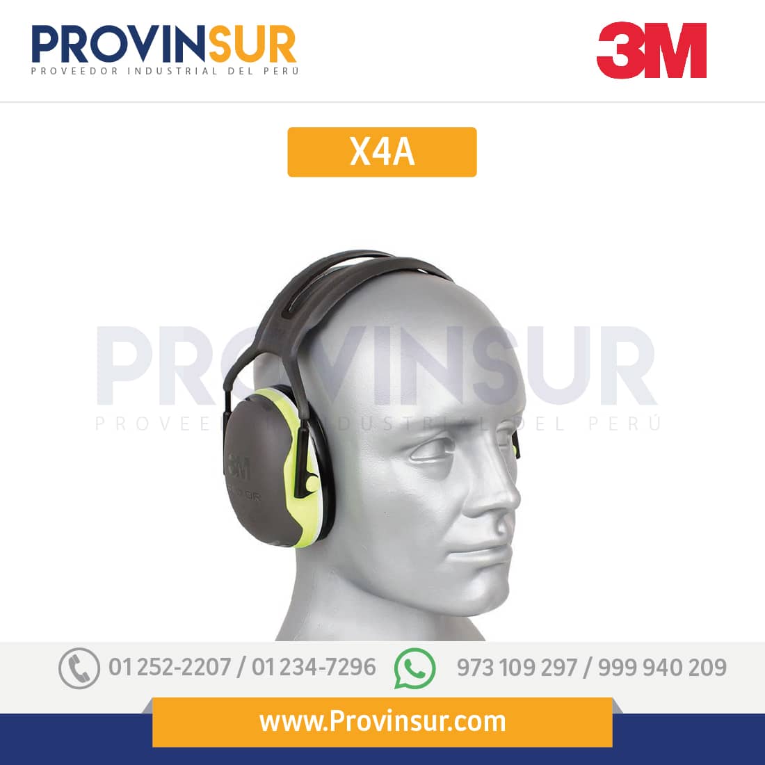 Orejera X4A Serie X 3M