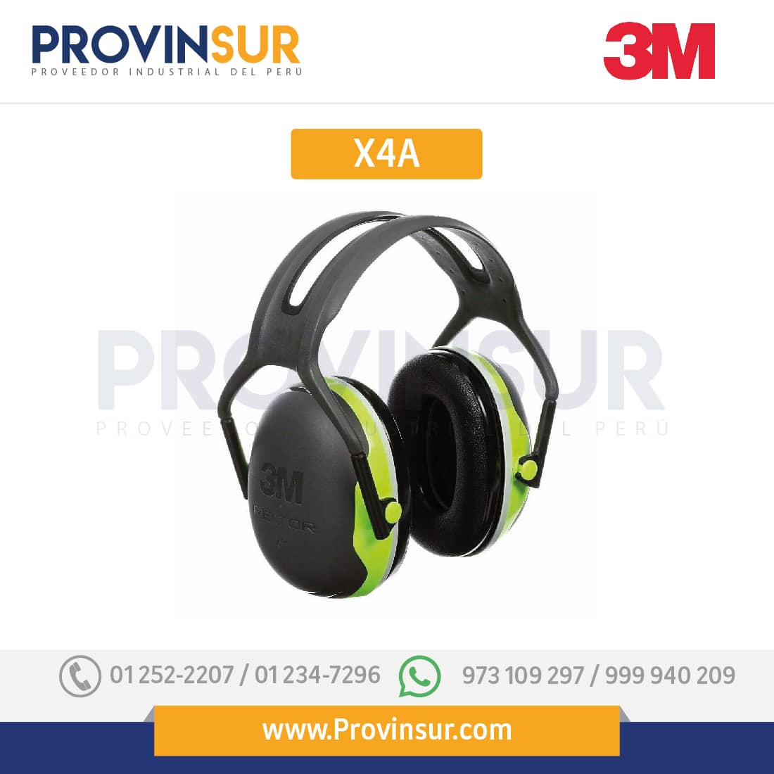 Orejera X4A Serie X 3M