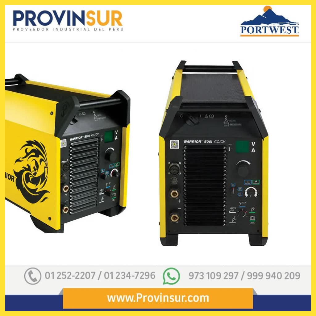 Maquina de Soldar Warrior 500i CC/CV ESAB 4-500 Amperios